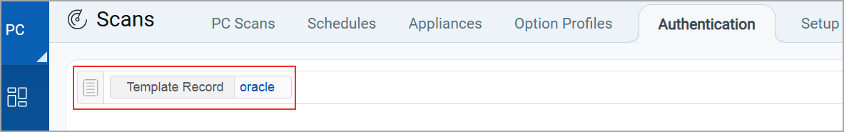 Search by template record name