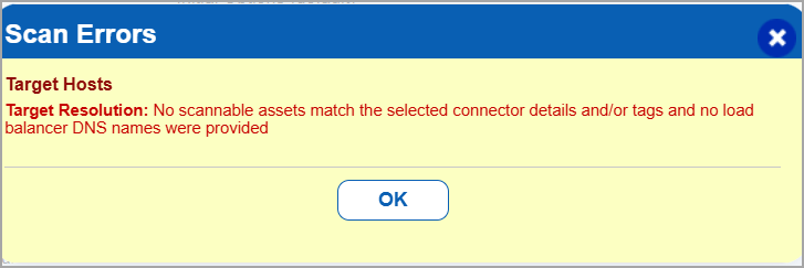 Target resolution error