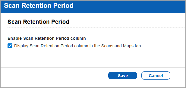 scan retention period
