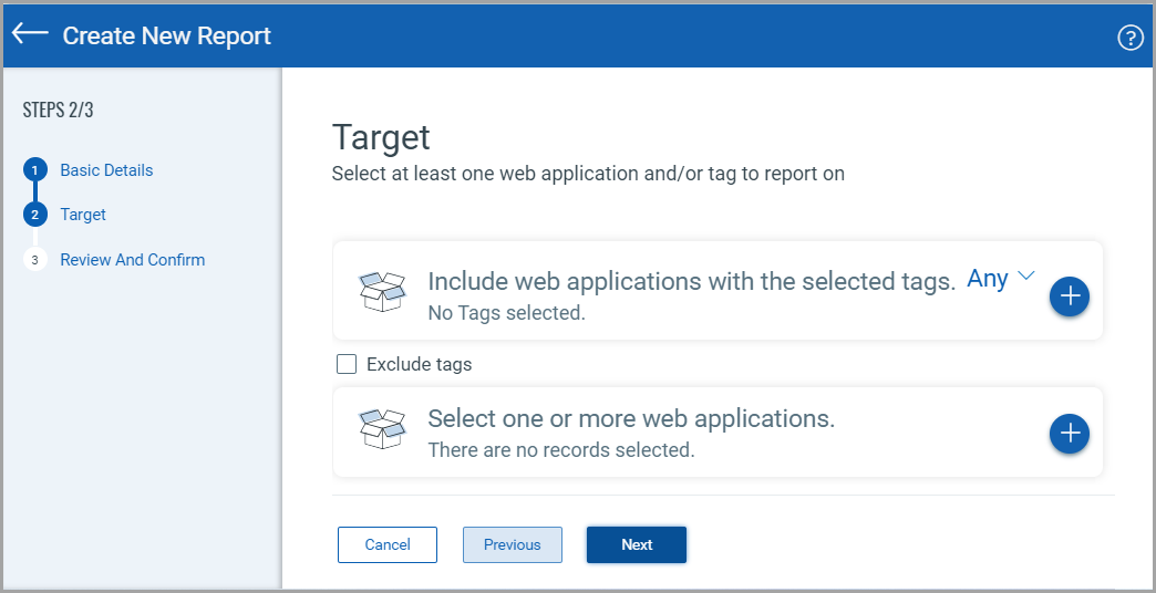 web app report- target.