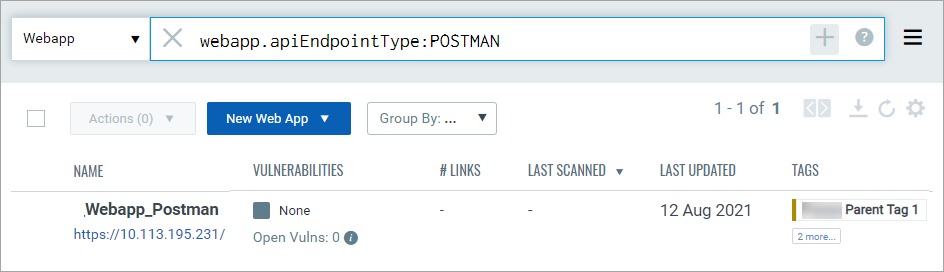 search bar shows api endpoint type selected as postman